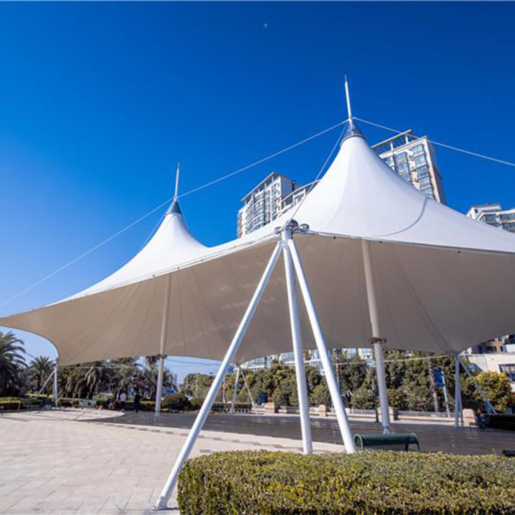 罗城膜结构景观棚