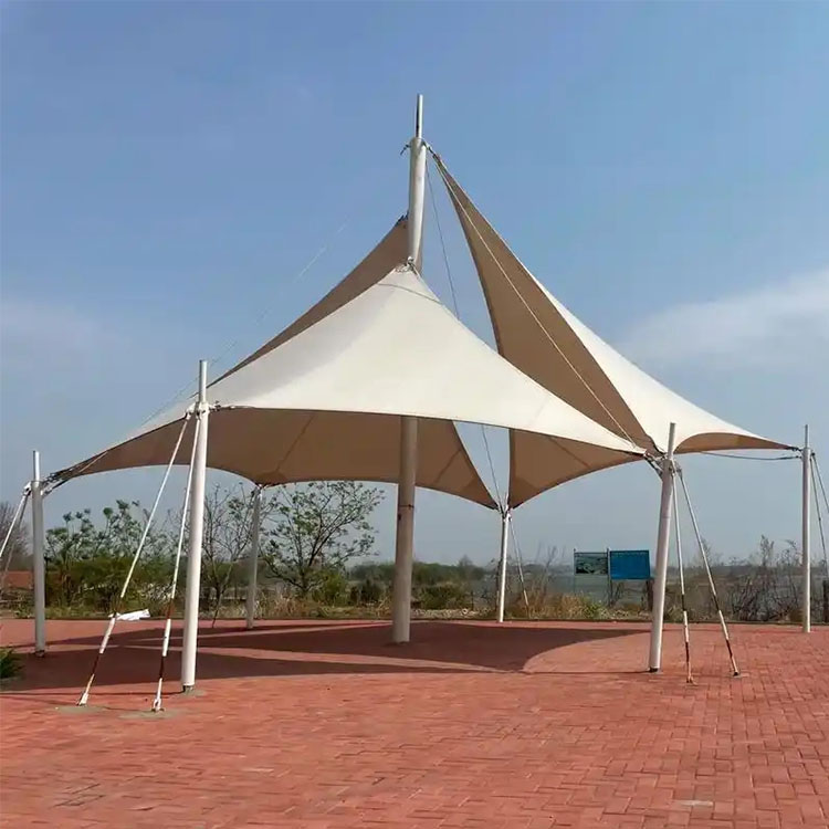 罗城膜结构景观棚