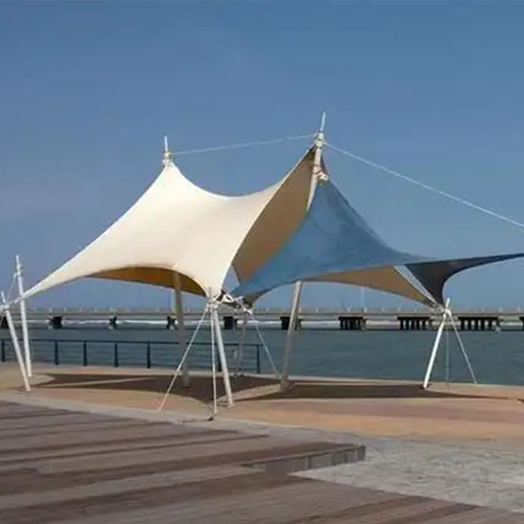 罗城膜结构景观棚