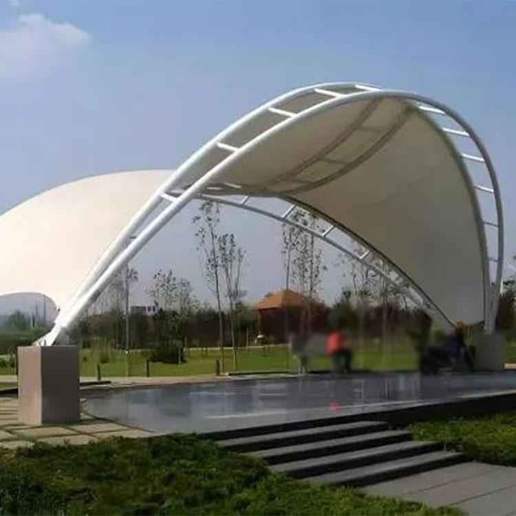 罗城膜结构景观棚