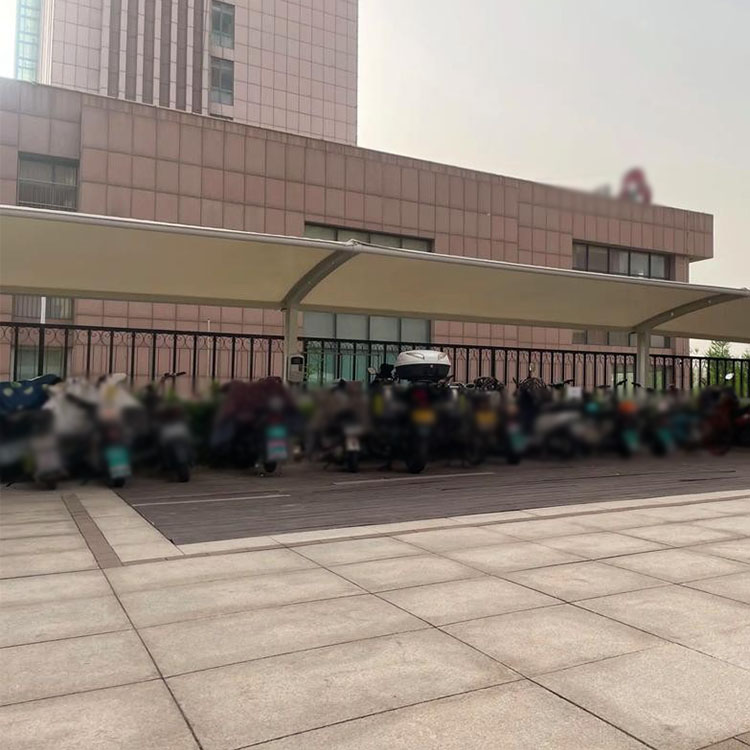 罗城膜结构电动车棚