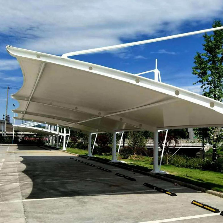 罗城膜结构汽车棚