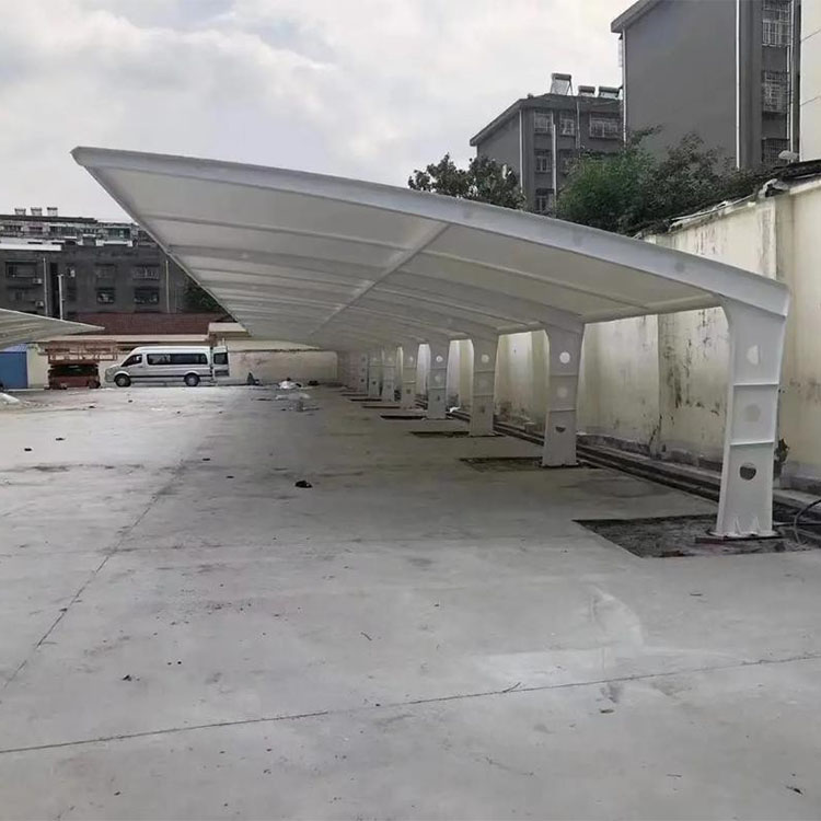 罗城膜结构汽车棚