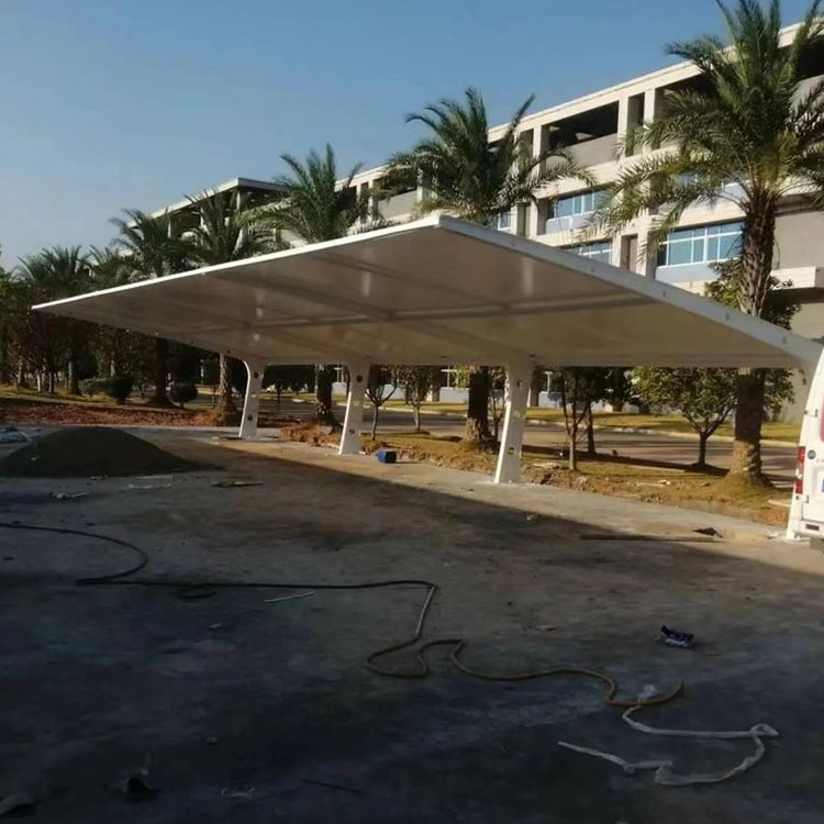 罗城膜结构汽车棚